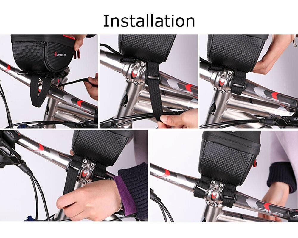 Phone Holder Handlebar Bag for Giant Hybrid Bike Cycling Kinetics